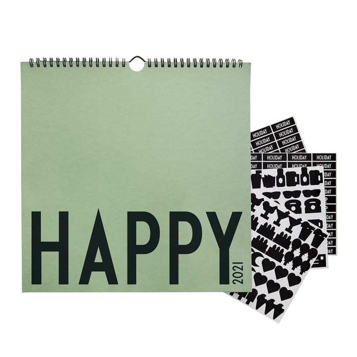 벽 캘린더 2021 - dark green - Design Letters | 디자인레터스