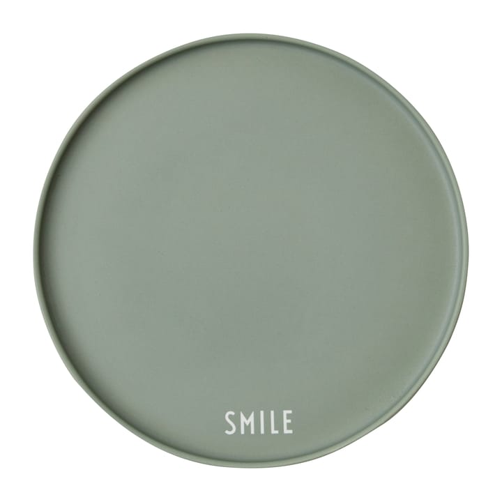 디자인레터스 페이보릿 접시 Ø22 cm - Smile-green - Design Letters | 디자인레터스
