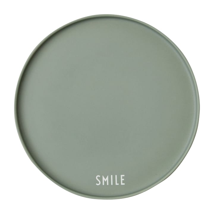 페이보릿 접시 Ø22 cm - Smile-green - Design Letters | 디자인레터스