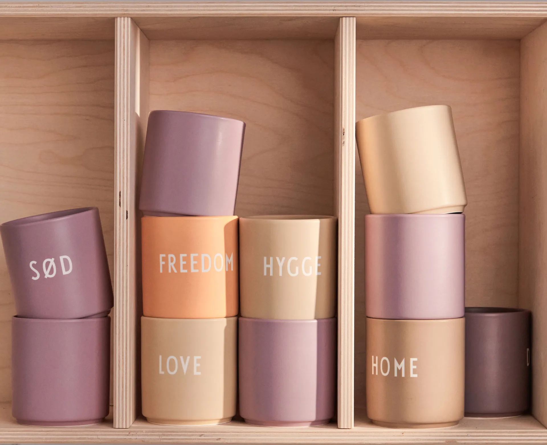 디자인레터스 페이보릿 컵 25 cl 2개 세트, Lavender Design Letters | 디자인레터스