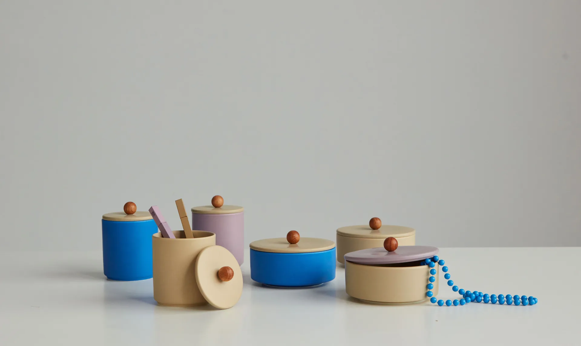 디자인레터스 수납 보울 25 cl, Blue-beige Design Letters | 디자인레터스