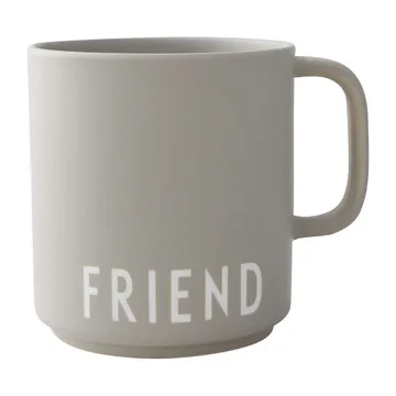 디자인레터스 페이보릿 손잡이 컵 25 cl - Friend-grey - Design Letters | 디자인레터스