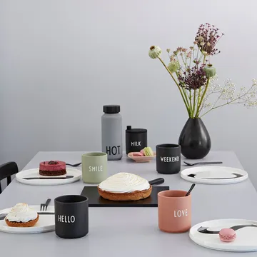 디자인레터스 페이버릿 컵 25 cl - Hello-black - Design Letters | 디자인레터스