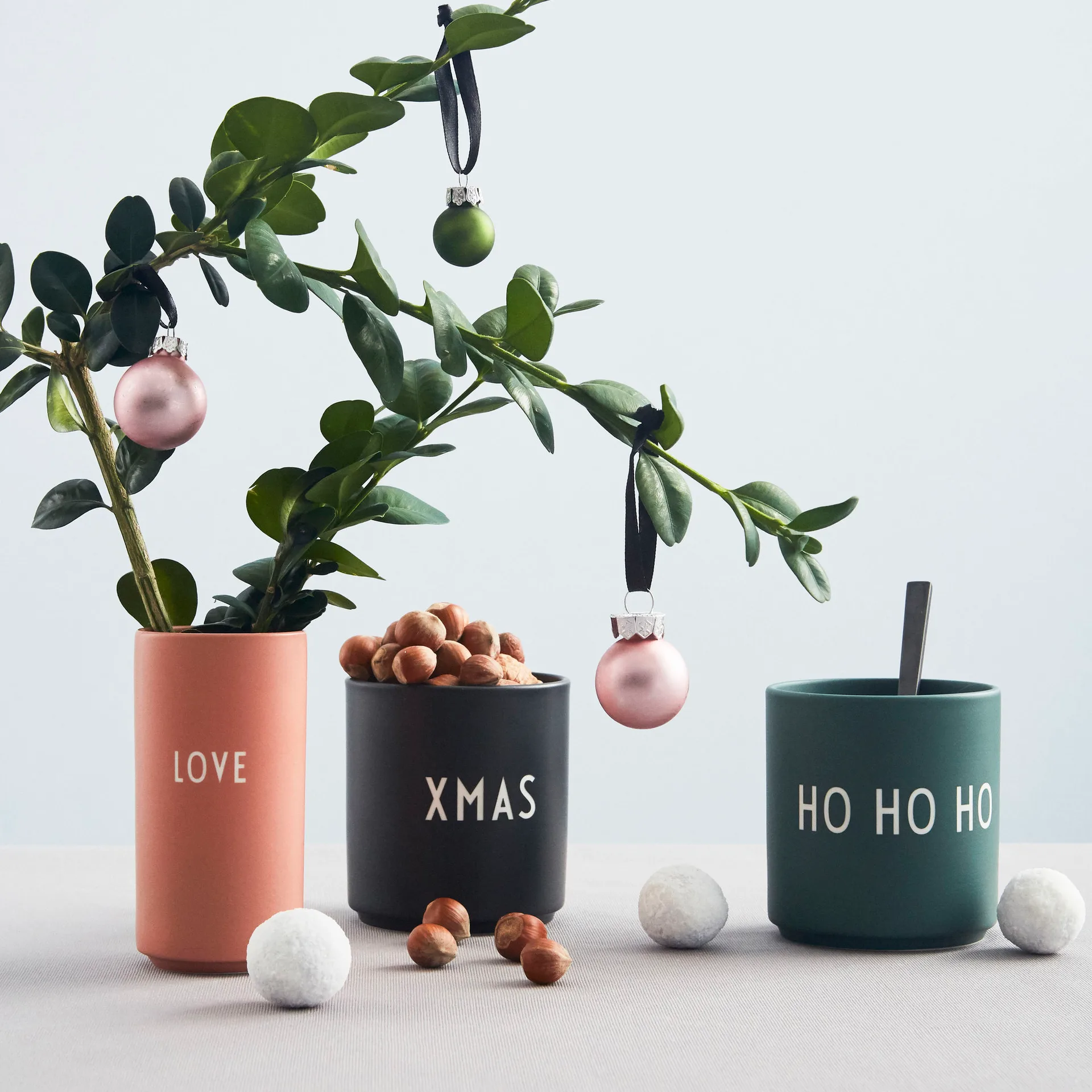 디자인레터스 페이버릿 컵 25 cl, Ho ho ho-dark green Design Letters | 디자인레터스