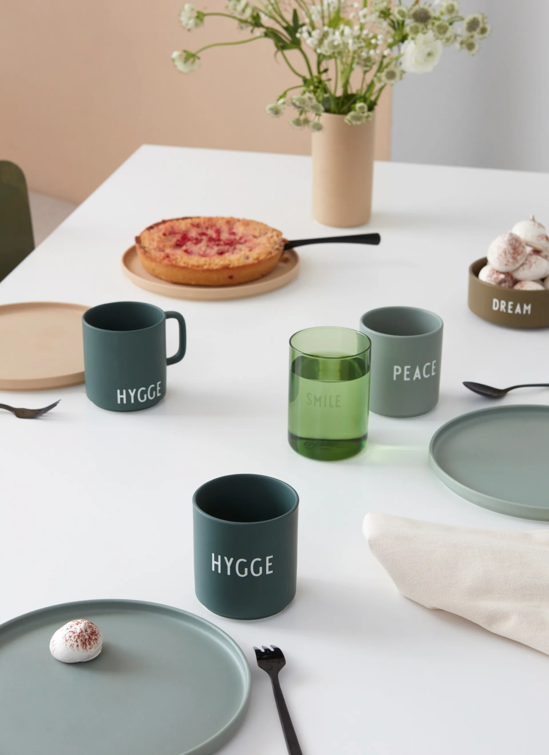 디자인레터스 페이버릿 컵 25 cl, Hygge-dark green Design Letters | 디자인레터스