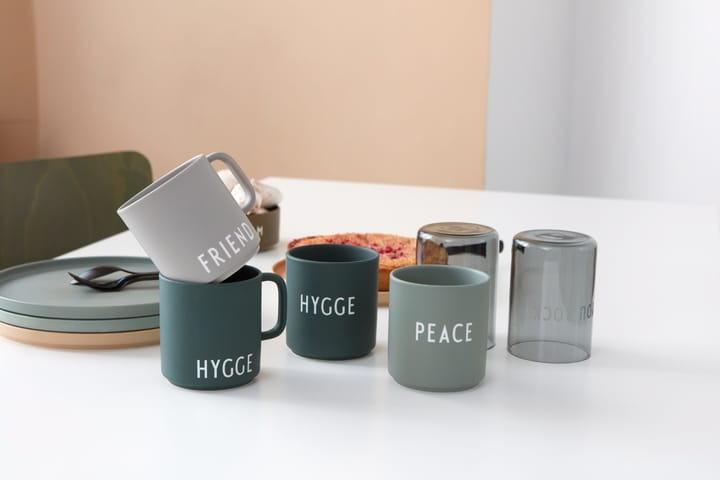 페이보릿 손잡이 컵 25 cl - Hygge-dark green - Design Letters | 디자인레터스