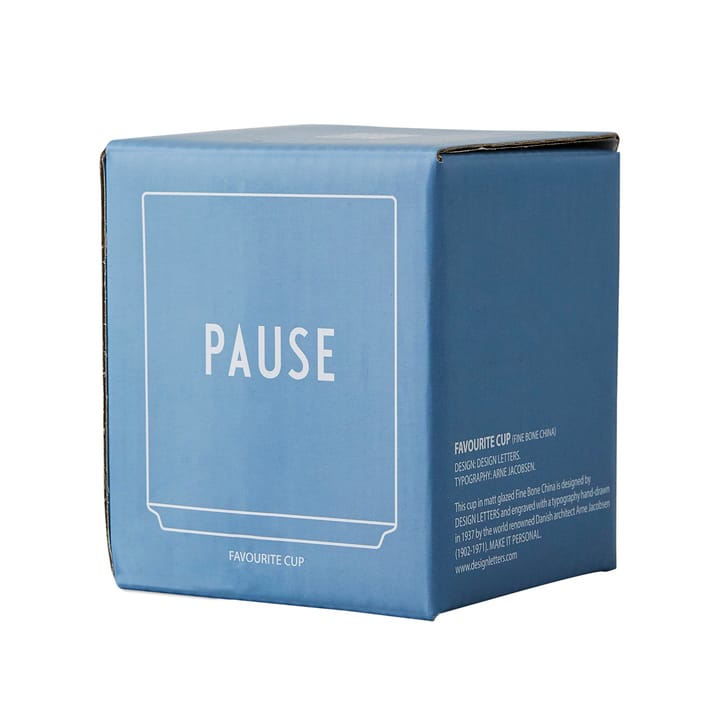 페이보릿 컵 25 cl - Pause (Blue) - Design Letters | 디자인레터스
