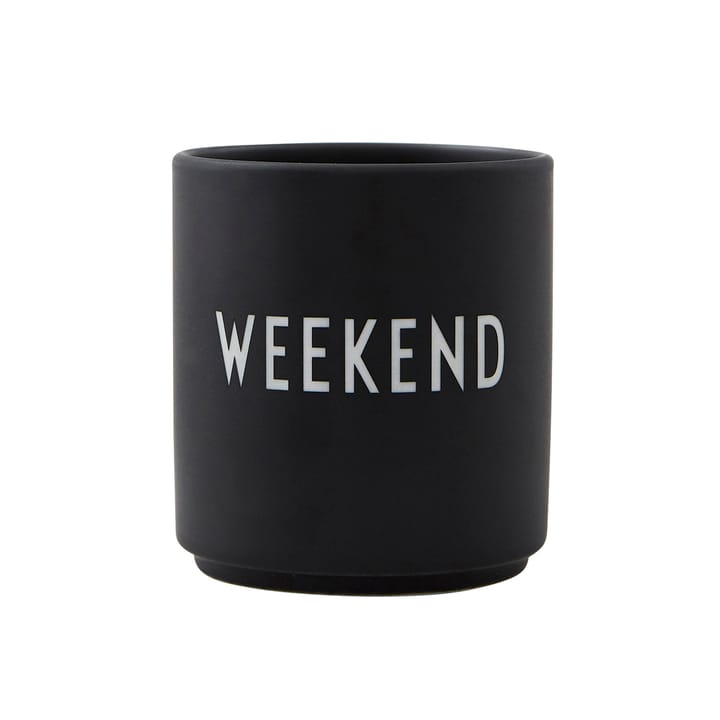 디자인레터스 페이보릿 컵 25 cl - Weekend-black - Design Letters | 디자인레터스