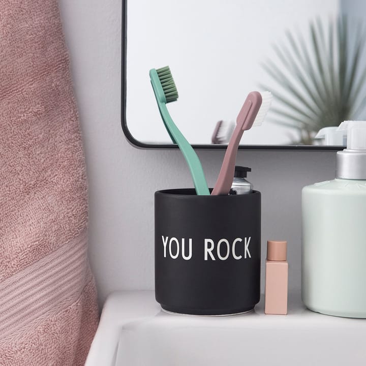 디자인레터스 페이버릿 컵 25 cl, You rock-black Design Letters | 디자인레터스