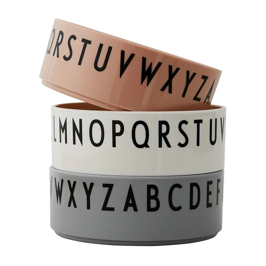 브렉퍼스트 디너 런치 보울 3개 세트, Nude Design Letters | 디자인레터스