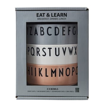 브렉퍼스트 디너 런치 보울 3개 세트 - Nude - Design Letters | 디자인레터스