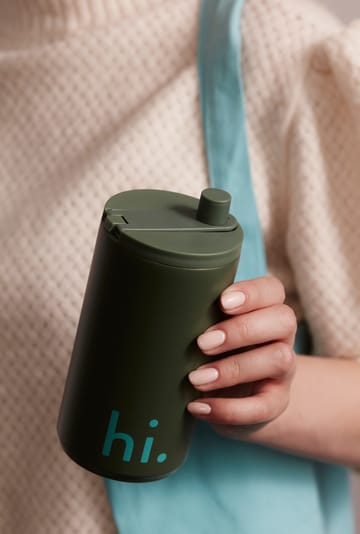 디자인레터스 여행 머그 35 cl - Hi-myrtle green - Design Letters | 디자인레터스