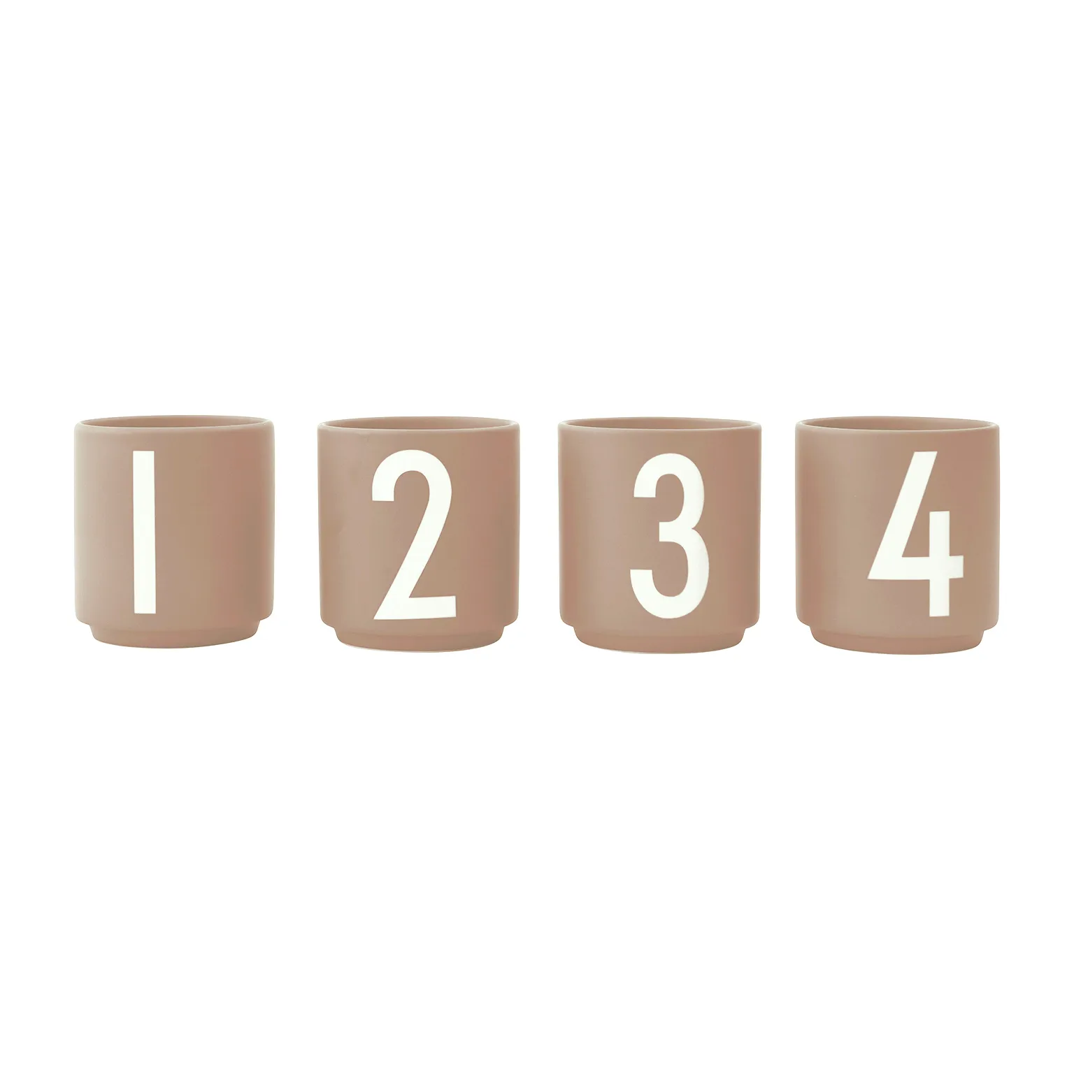 디자인레터스 에스프레소 컵 4개 세트, Beige Design Letters | 디자인레터스