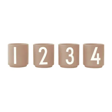 디자인레터스 에스프레소 컵 4개 세트 - Beige - Design Letters | 디자인레터스