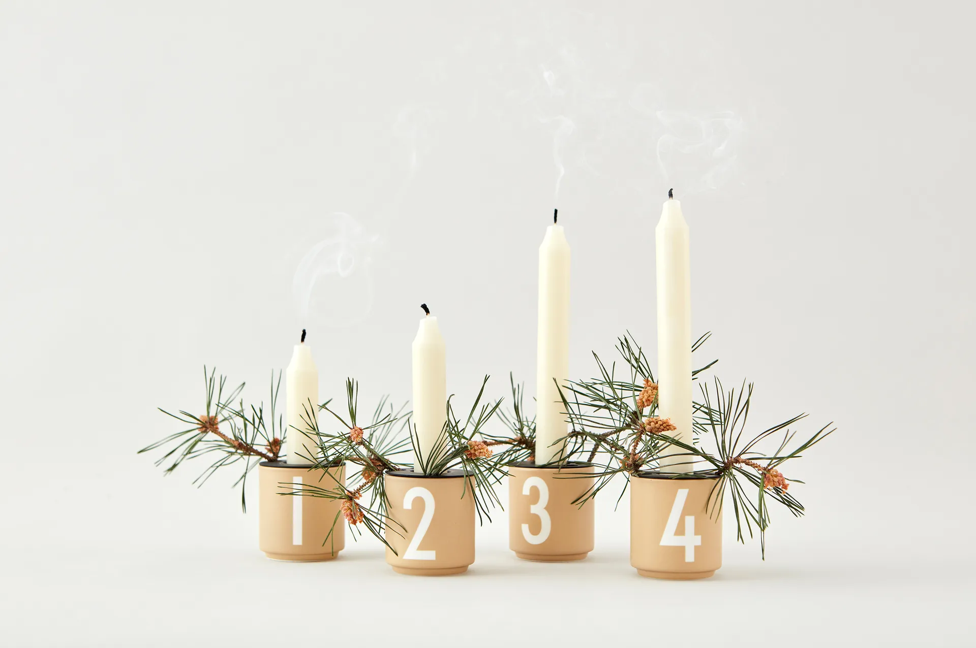 디자인레터스 에스프레소 컵 4개 세트, Beige Design Letters | 디자인레터스