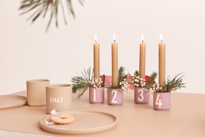 미니 컵 세트 4, Lavender Design Letters | 디자인레터스
