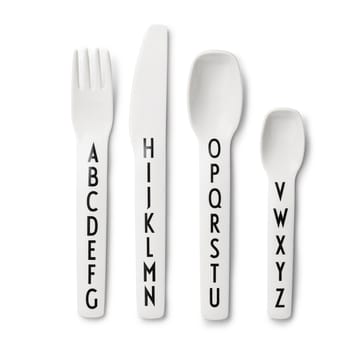 디자인레터스 아이용  커트러리 멜라민 - 4 pieces - Design Letters | 디자인레터스