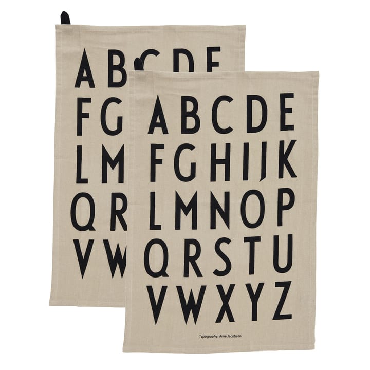 주방타올 40x60 cm 2개 세트 - Beige - Design Letters | 디자인레터스