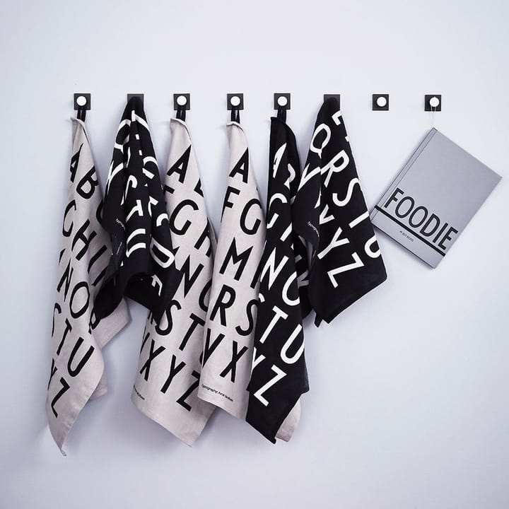 디자인레터스 주방타올 40x60 cm 2개 세트, Black Design Letters | 디자인레터스
