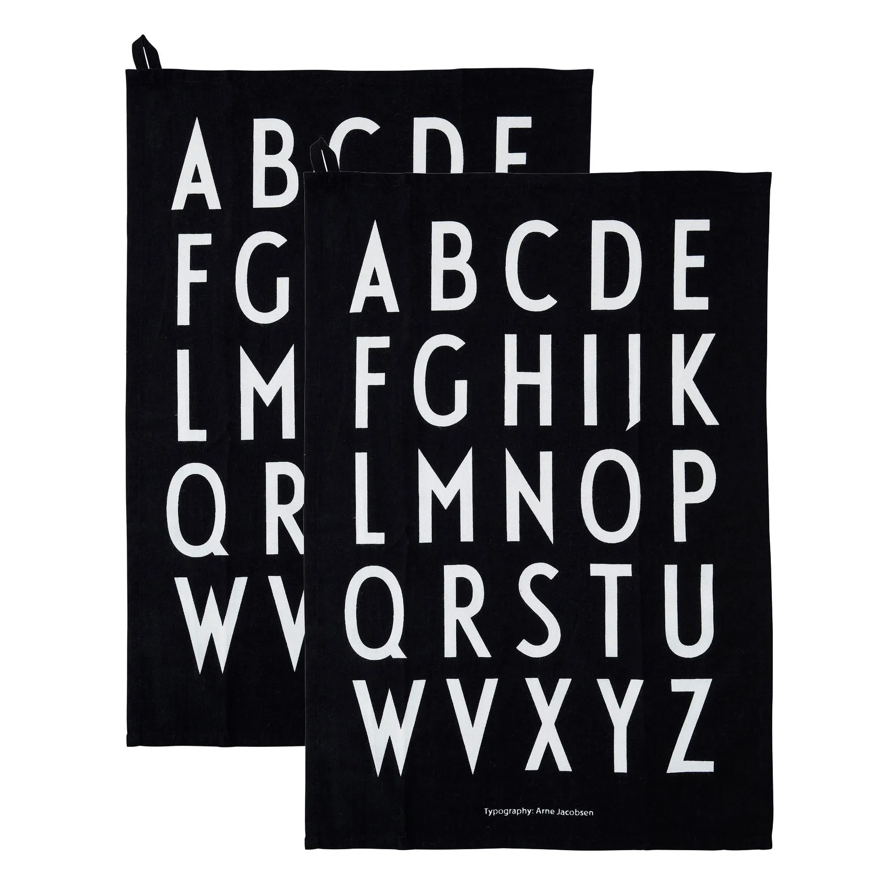 디자인레터스 주방타올 40x60 cm 2개 세트, Black Design Letters | 디자인레터스