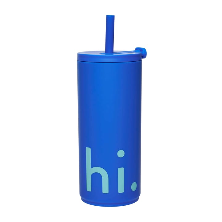 트래블 라이프 보온병 & 스트로우 50 cl - Hi-cobalt blue - Design Letters | 디자인레터스