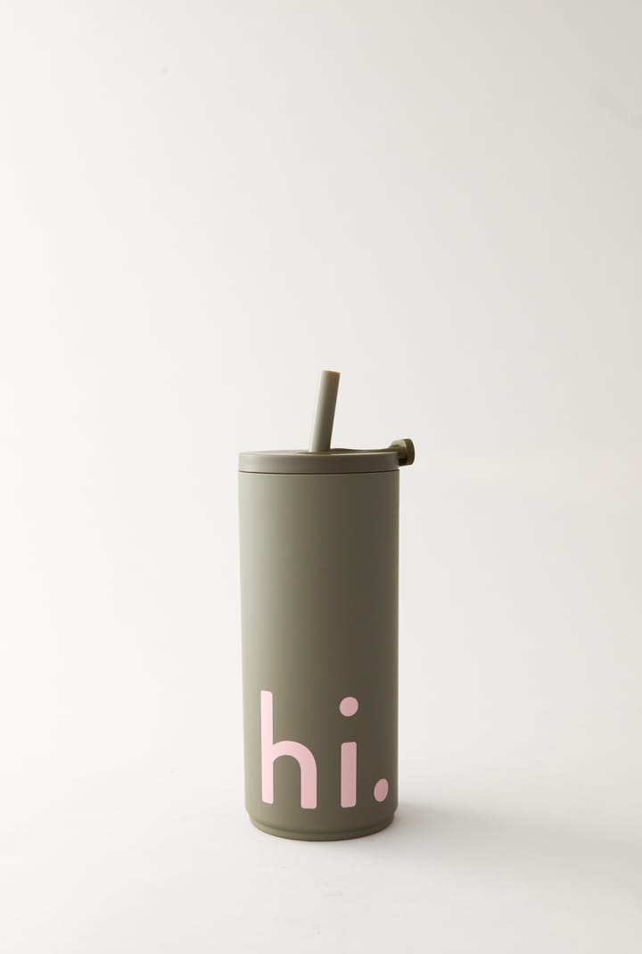 트래블 라이프 보온병 & 스트로우 50 cl, Hi-olive green Design Letters | 디자인레터스