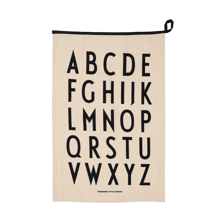 디자인레터스 프리미엄 클래식 키친 타월 50x70 cm, ABC-black Design Letters | 디자인레터스
