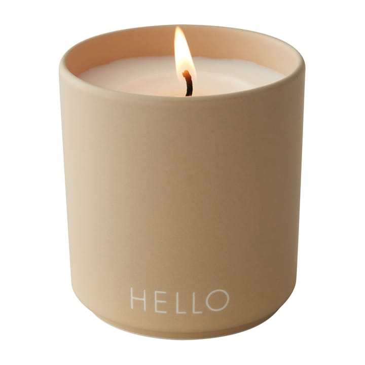 디자인레터스 향초 Ø8 cm - Hello-beige - Design Letters | 디자인레터스
