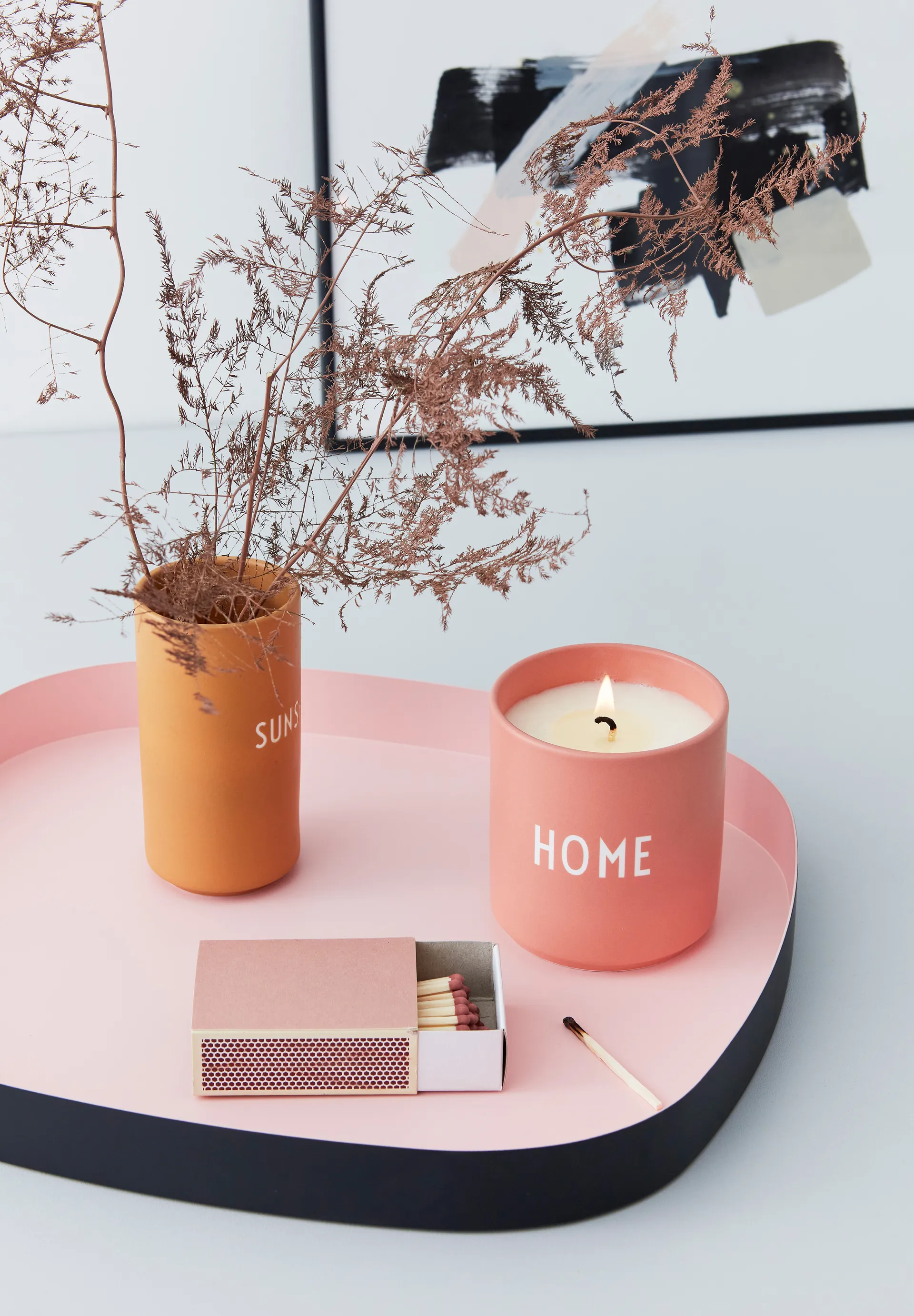 디자인레터스 향초 Ø8 cm, Home-nude Design Letters | 디자인레터스