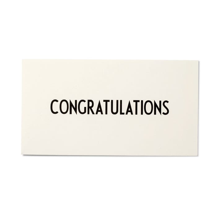 AJ 빈티지 ABC 카드 - Congratulations - Design Letters | 디자인레터스