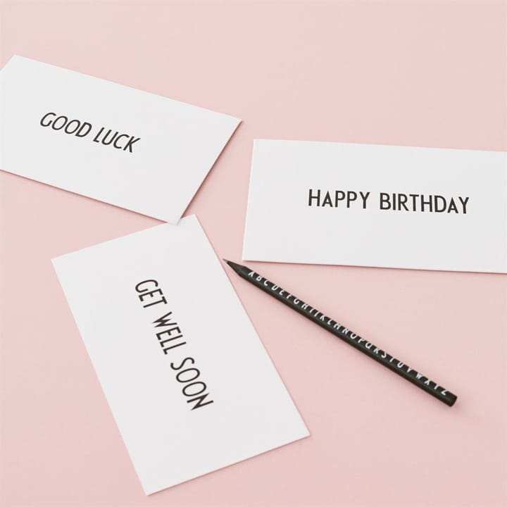 AJ 빈티지 ABC 카드, Good Luck Design Letters | 디자인레터스