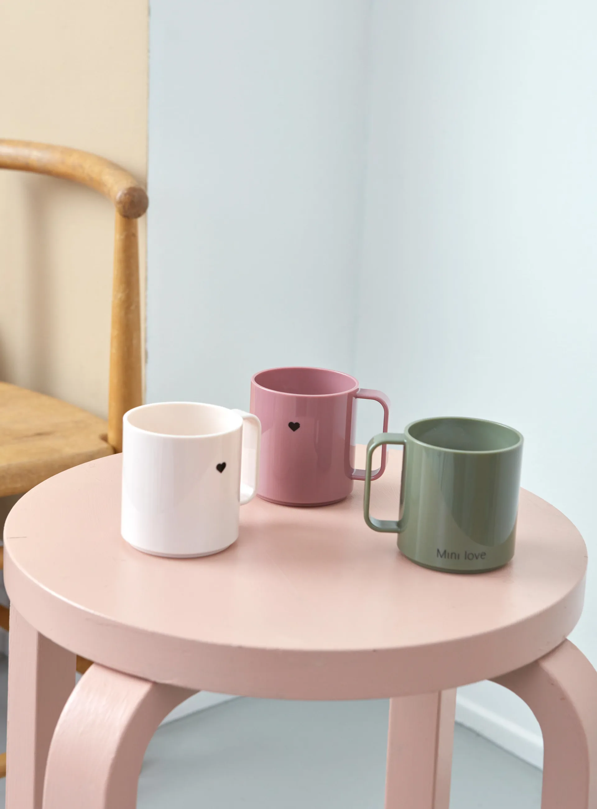 디자인레터스 미니 러브 컵 & 손잡이, Ash rose Design Letters | 디자인레터스