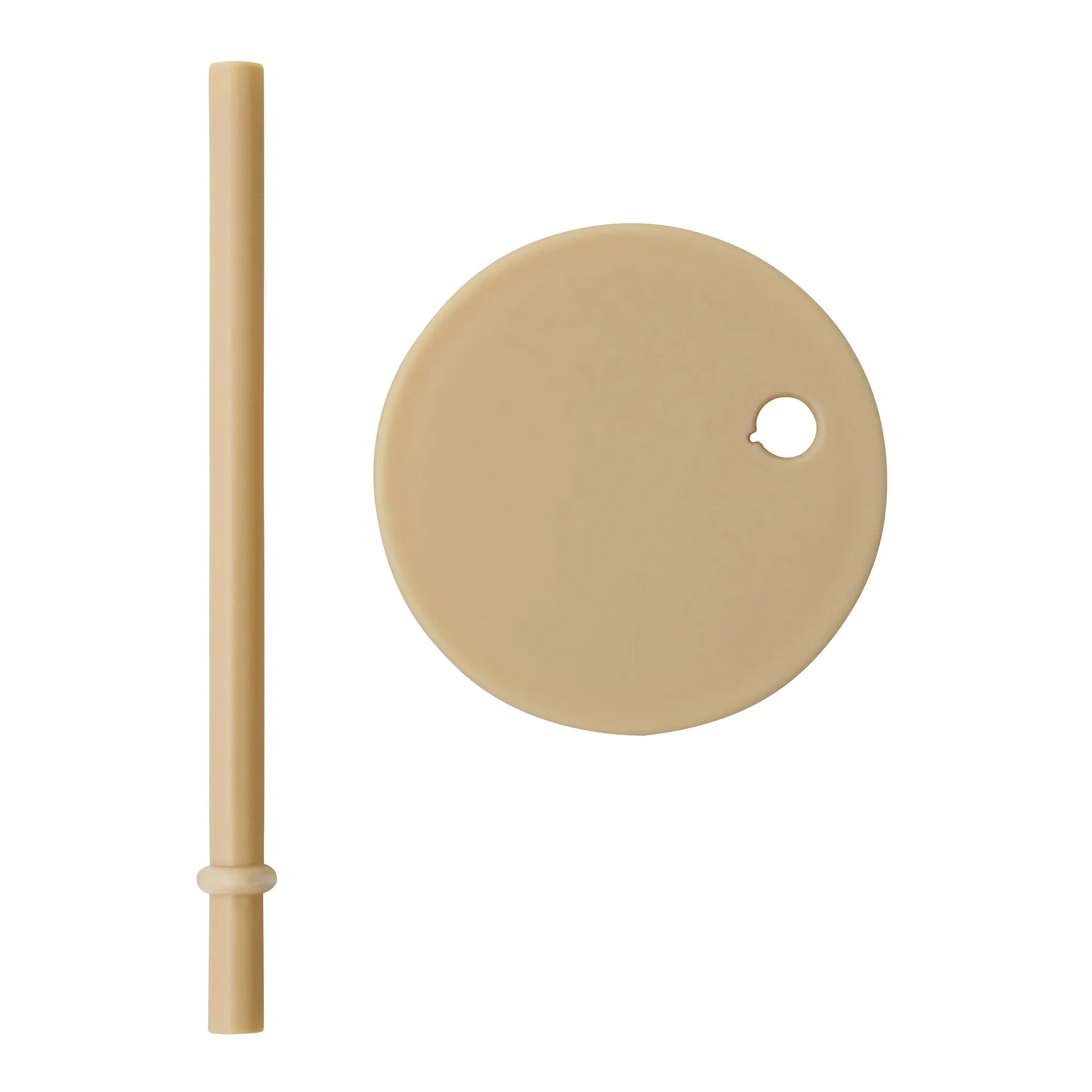 디자인레터스 덮개 있는 스트로우, Beige Design Letters | 디자인레터스