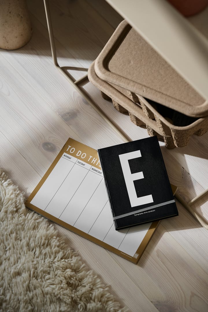 디자인레터스 위클리 플래너, Beige Design Letters | 디자인레터스