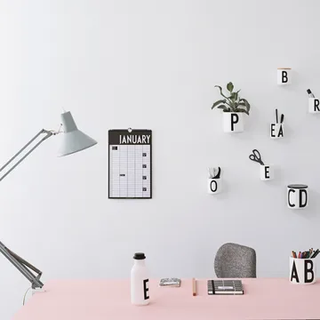 디자인레터스 월간 달력 - Black - Design Letters | 디자인레터스