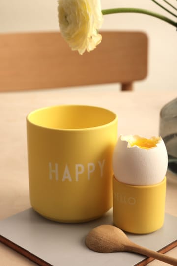 Design Letters egg 컵 2개 세트 - Hello-yellow - Design Letters | 디자인레터스