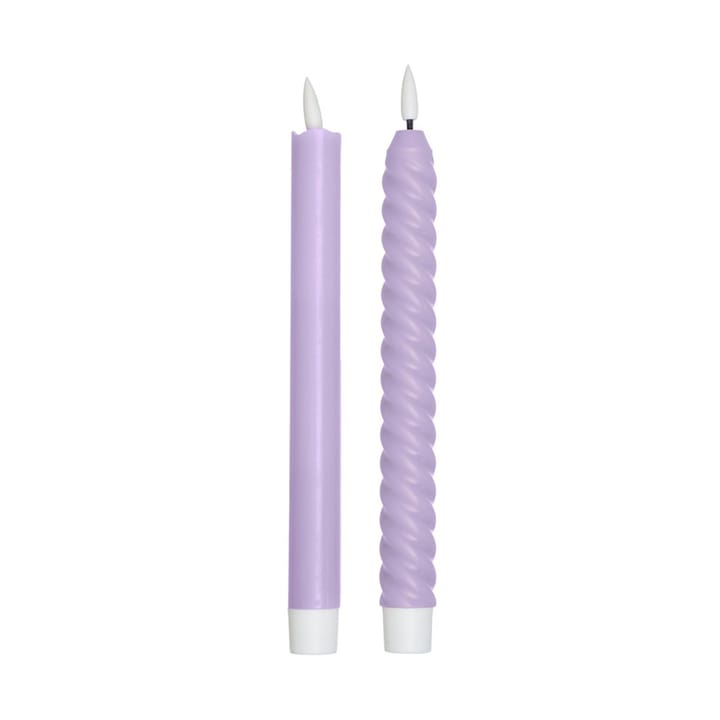 Design Letters LED 캔들 2개 세트 - Lilac - Design Letters | 디자인레터스