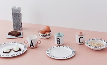 Design Letters 컵용 어린이용 컵 손잡이와 뚜껑 - pink - Design Letters | 디자인레터스