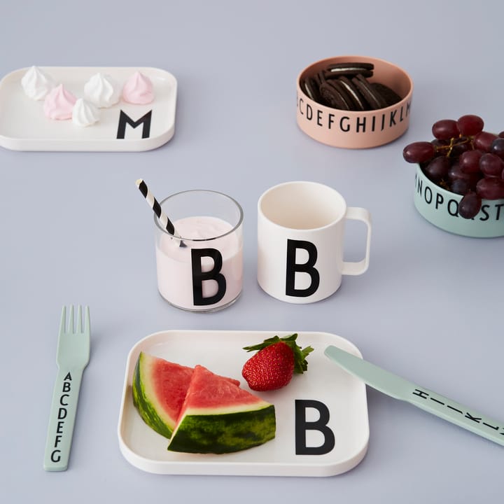 디자인레터스 아이용  커트러리 멜라민, green Design Letters | 디자인레터스