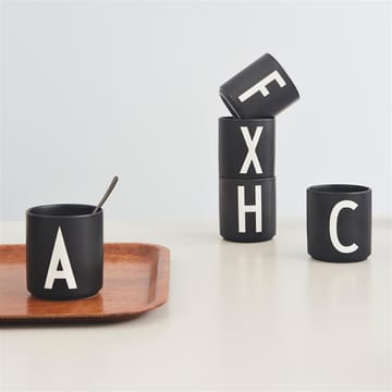 디자인레터스 컵 블랙 - H - Design Letters | 디자인레터스