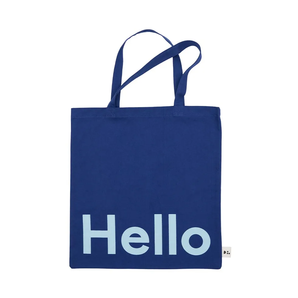 디자인레터스 토트백, Hello-dark blue Design Letters | 디자인레터스