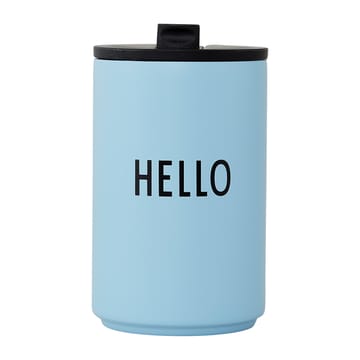 디자인레터스 보온 머그 - Light blue-hello - Design Letters | 디자인레터스