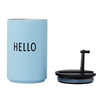 디자인레터스 보온 머그 - Light blue-hello - Design Letters | 디자인레터스
