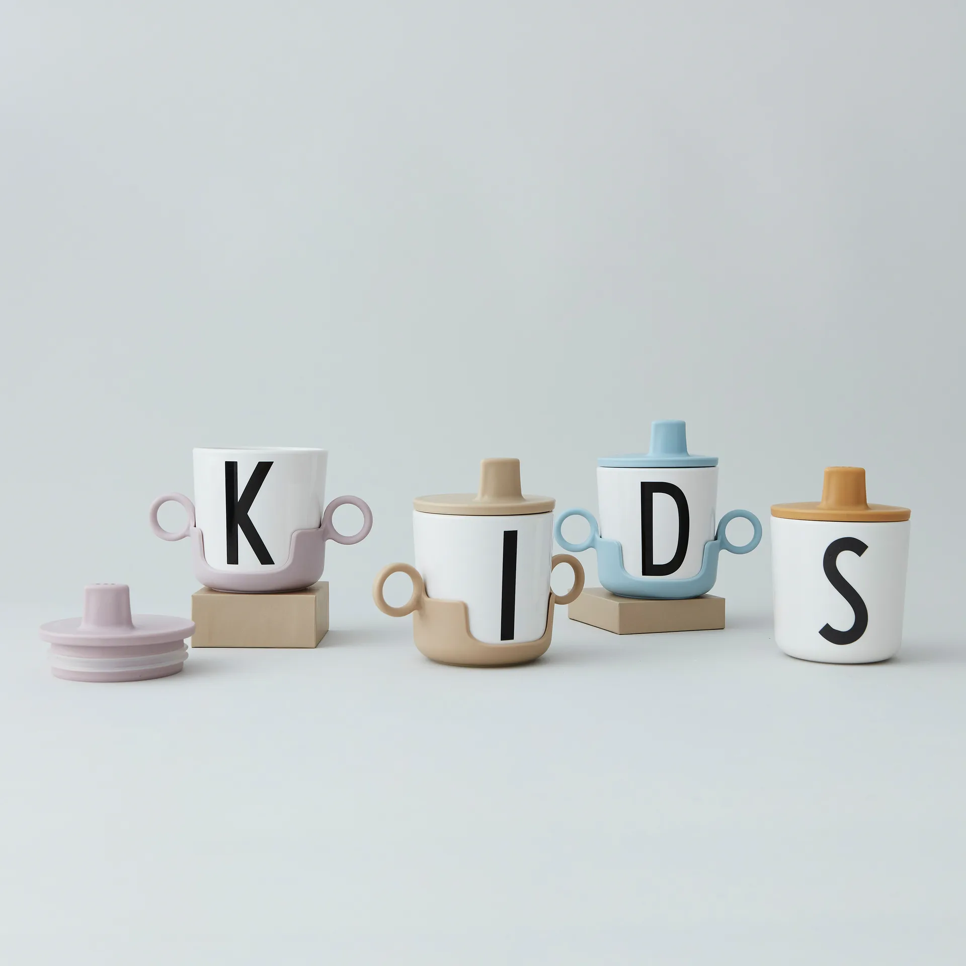 디자인레터스 뚜껑 (멜라민 컵용), Mustard Design Letters | 디자인레터스