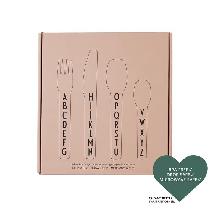디자인레터스 아이용  커트러리 멜라민, Nude Design Letters | 디자인레터스