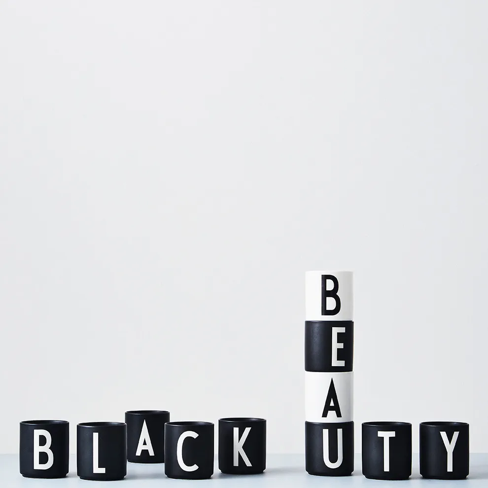 디자인레터스 컵 블랙, P Design Letters | 디자인레터스