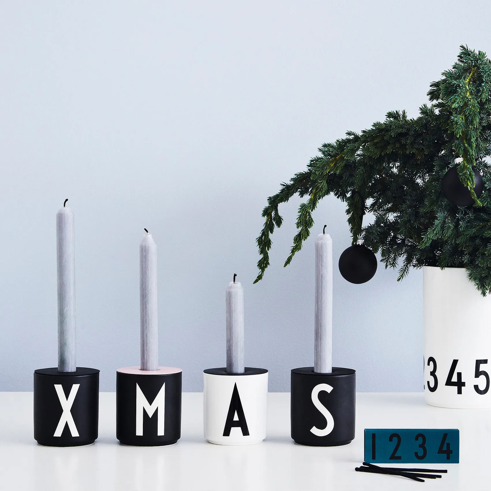 디자인레터스 컵 부착용 캔들홀더, pink Design Letters | 디자인레터스