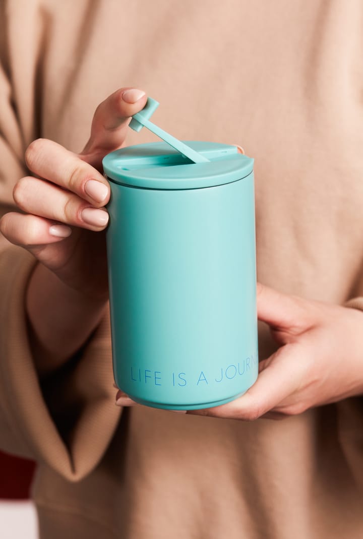 디자인레터스 보온 머그, Turquoise Design Letters | 디자인레터스