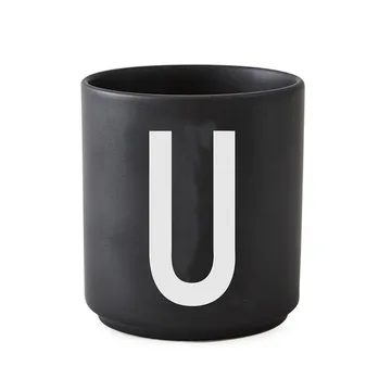 디자인레터스 컵 블랙 - U - Design Letters | 디자인레터스
