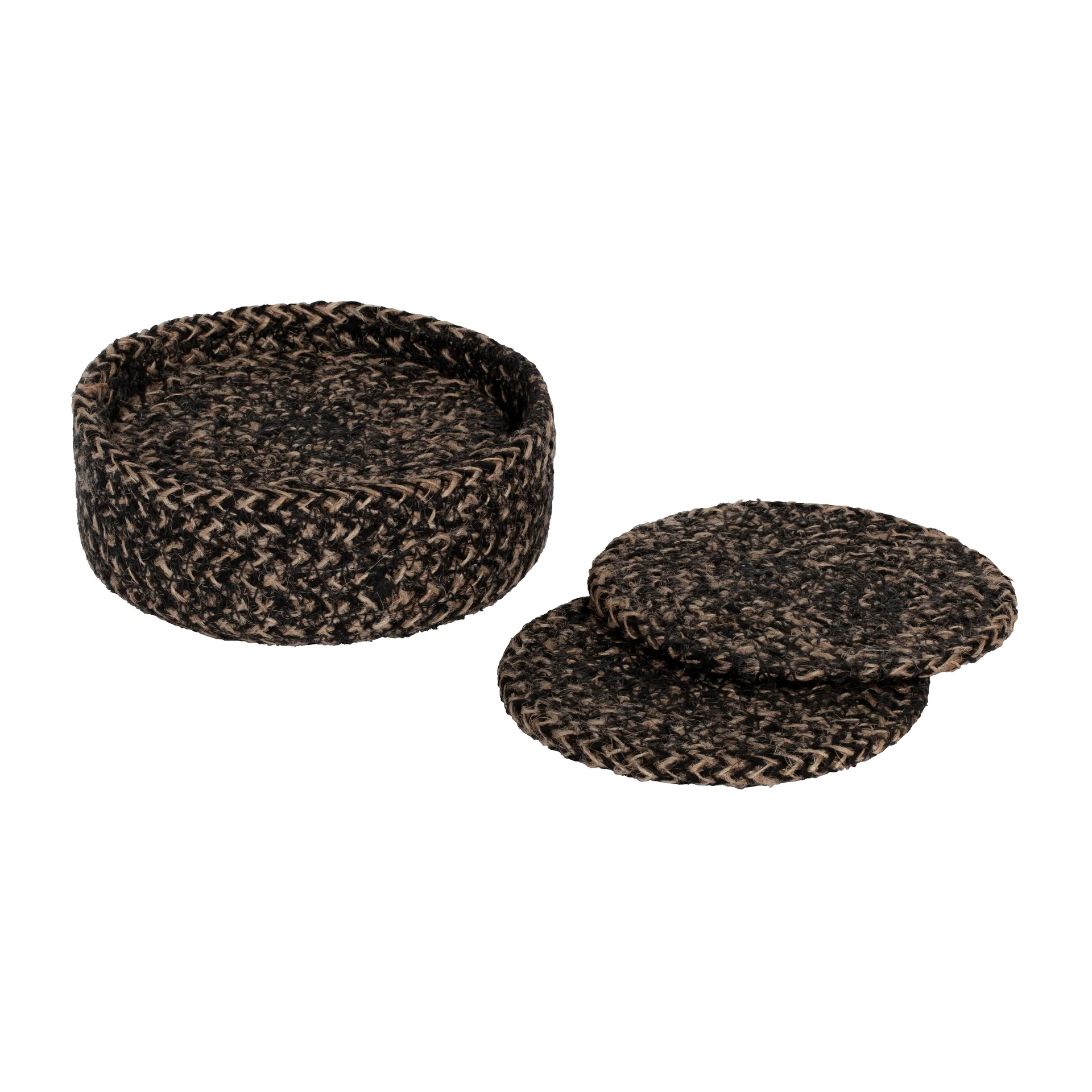 엘라 코스터 Ø10.5 cm 6개 세트, Black Dixie | 딕시